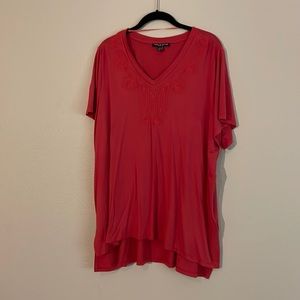 Cable & Gauge Embroidered top